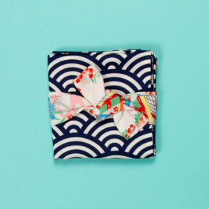Furoshiki double face coton et soie
