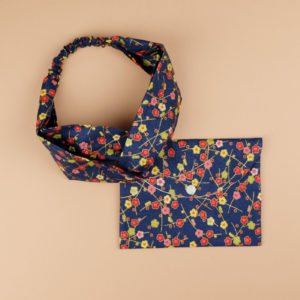Headband et sa pochette assortie