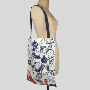 Tote Bag Hyotan Cat / Fuji
