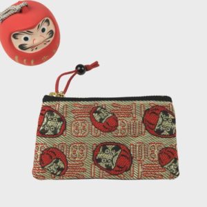 Porte-monnaie zippé en Tatami-Beri