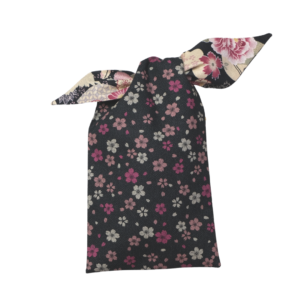 Pochette à nouer réversible