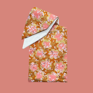 Pochette à nouer Sakura moutarde
