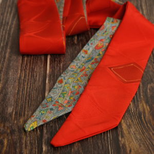 Ceinture upcyclée en soie de kimono