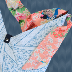 Sac origami 100% Obi et Kimono upcyclé