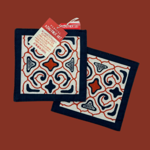 Dessous de verre - Set de 2 pièces - motifs Ainou