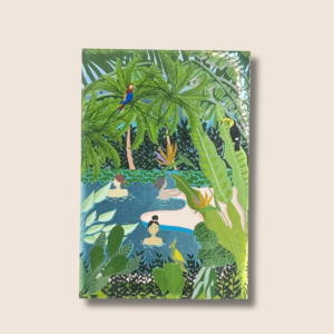 STICKER Onsen Jungle
