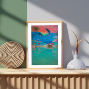 Photo A5 « Dolphin bath»
