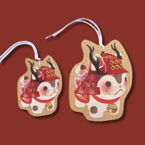 Set de 2 Ema Inu Hariko du sanctuaire Sanada Shrine 眞田神社