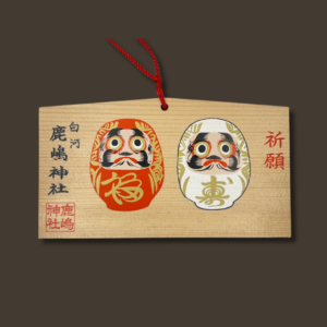 Ema Daruma du sanctuaire Kannon - Fukushima
