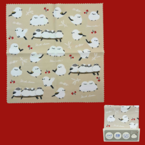 Chiffon de nettoyage antibactérien pour lunettes/Motif Shimaenaga