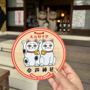 Ema Maneki Neko du sanctuaire Imado - Tokyo.