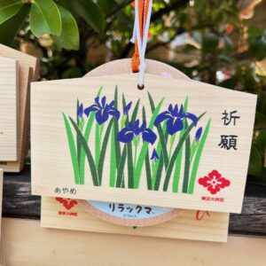 Ema Iris du mois de Mai "Edition limitée" du sanctuaire Daijingu - Tokyo 