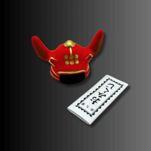 Omikuji casque du sanctuaire Sanada