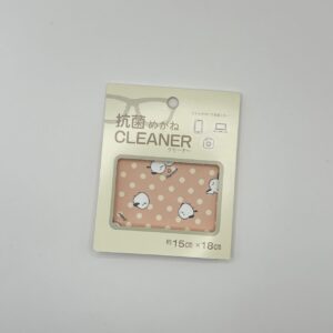 Chiffon de nettoyage antibactérien - Motif Shima enaga ROSE