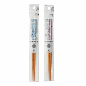 Set de 2 paires de Baguettes japonaises laquées assorties - Shima enaga