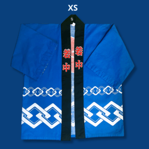 Happi traditionnel bleu