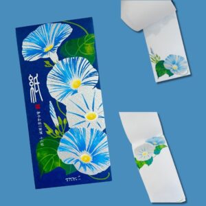 Bloc notes washi, motif Belle de jour.