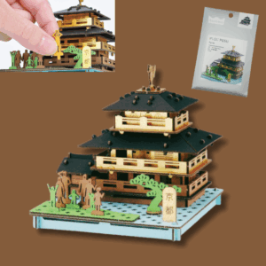 Le temple Kinkaku-ji Pusu Pusu - 3D