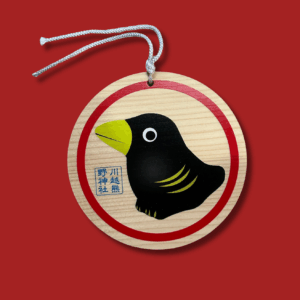Ema ronde corbeau - Kawagoe