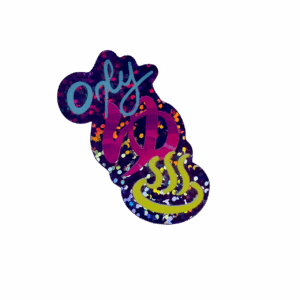 STICKER Small Only Yu glitter
