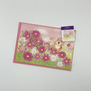 Carte 3D Shiba Cosmos - Hallmark