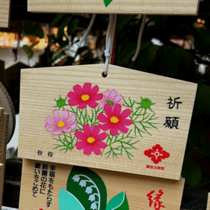 Ema Cosmos du mois de Novembre “Edition limitée” du sanctuaire Daijingu – Tokyo