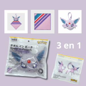 Serviette de toilette Pokémon Effie FamilyMart - 3 en 1