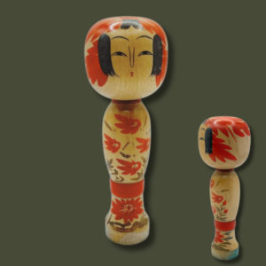  Poupée Kokeshi style Zao Takayu par Ikuo Okazaki