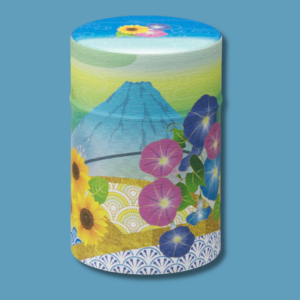 Cha-Zutsu (boîte à thé) Série Mont Fuji BLEU été