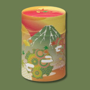 Cha-Zutsu (boîte à thé) Série Mont Fuji jaune Automne.