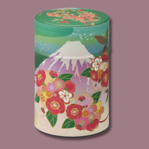 Cha-Zutsu (boîte à thé) Série Mont Fuji verte HIVER.