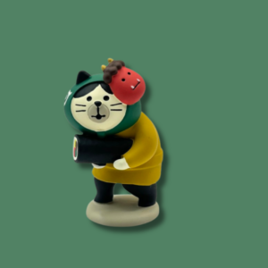 Figurine chat Setsubun