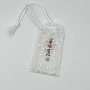 Omamori Année du Cheval dentelles blanches