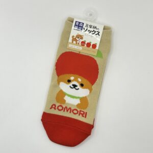 Chaussettes courtes Shiba pommes - taille 36/39