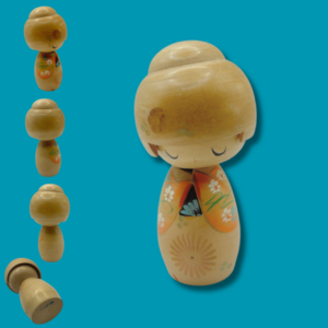  Poupée Kokeshi de style Sosaku (créative).