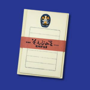 Mini ensemble Bloc notes et enveloppes - daruma Matsukawa de la préfecture de Miyagi.