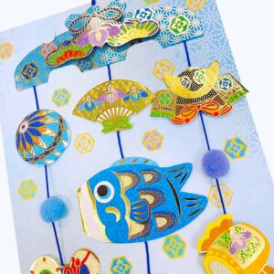 Carte postale 3D koinobori mobile